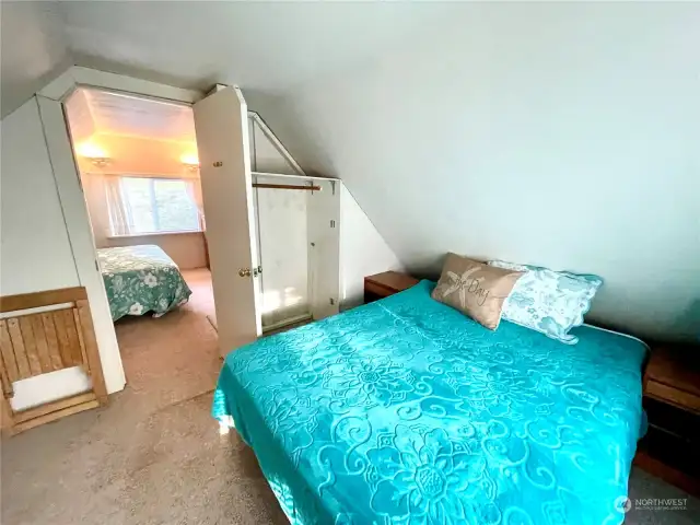 2 bedrooms upstairs!