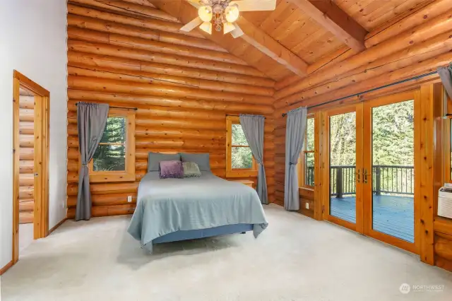 Primary Bedroom Suite with Private Deck Access