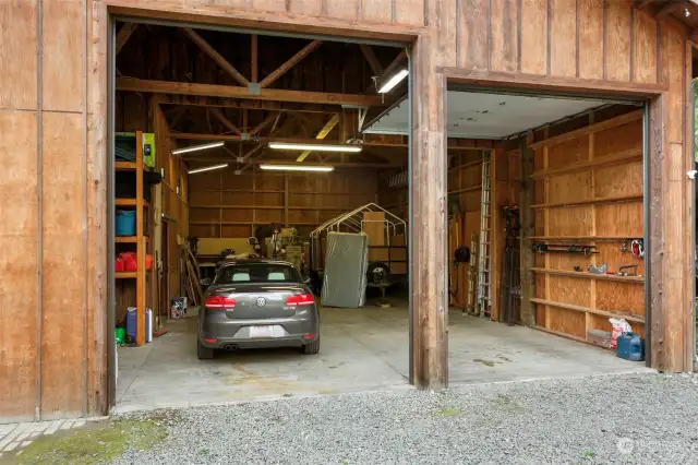 RV Garage with 12' and 13'6" doors