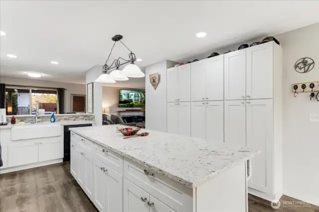 Kitchen with lots of storage