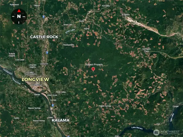Approximate location.