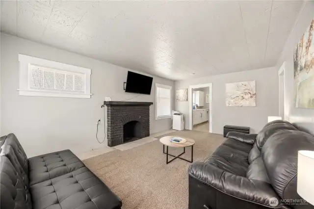 Front Room with ample living and entertaining space.