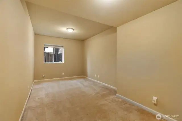 Bedroom/office/flex space - entry level