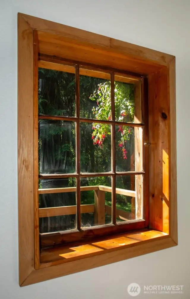 French casement windows.