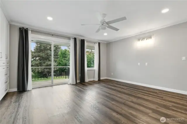 Primary Suite with Private Balcony Access