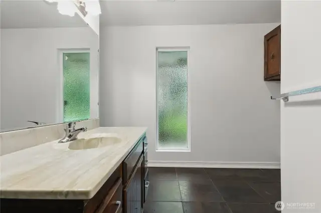 Main Level Half Bath and Laundry Room