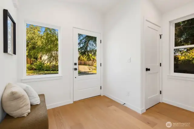 Entry and closet