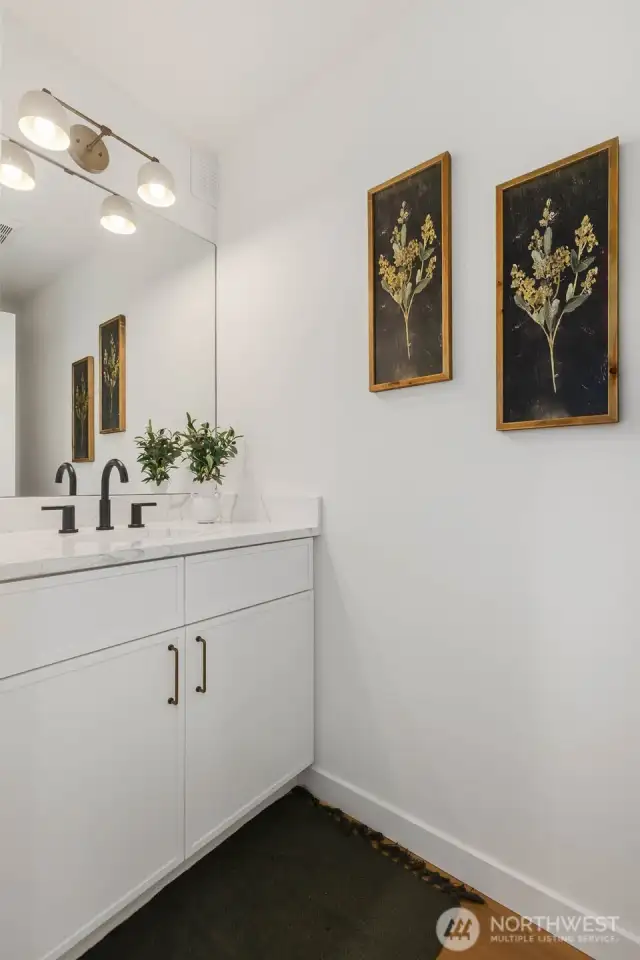 Main floor powder room