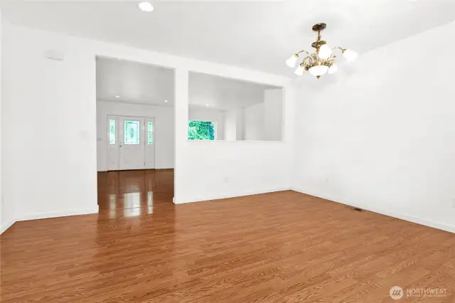 Formal dining room.