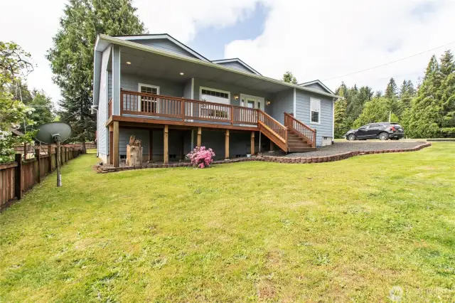 Front of house with large front porch