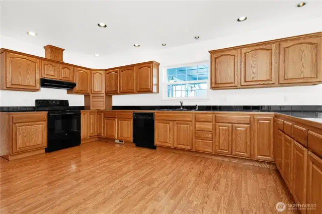 Very Large kitchen.