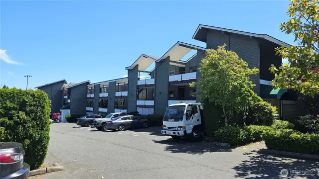 Parking Space 17 is assigned to Unit 104.