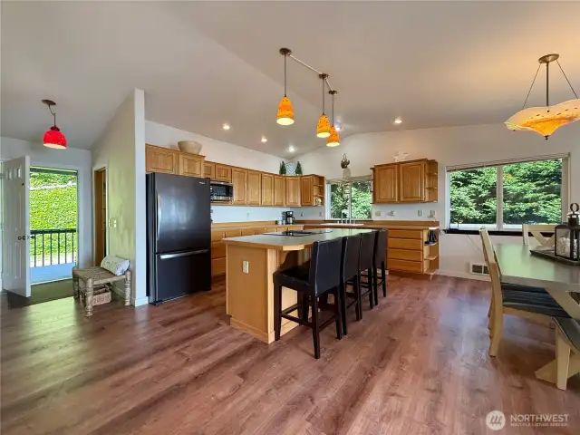 Gorgeous hardwood floors.
