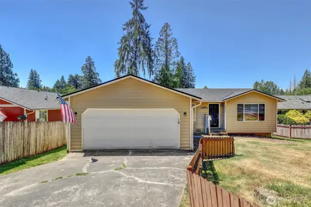 Wonderful 2 car attached garage plus plenty of off-street parking.