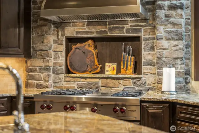 Wolf stove.