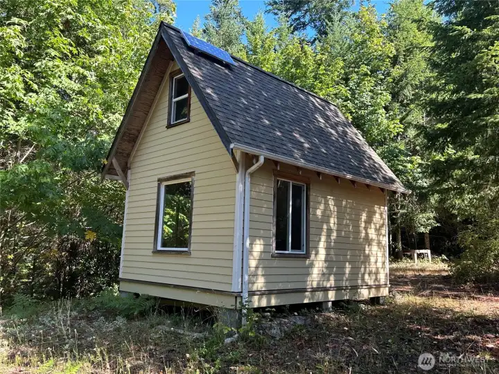 Well built tiny home with solar power.