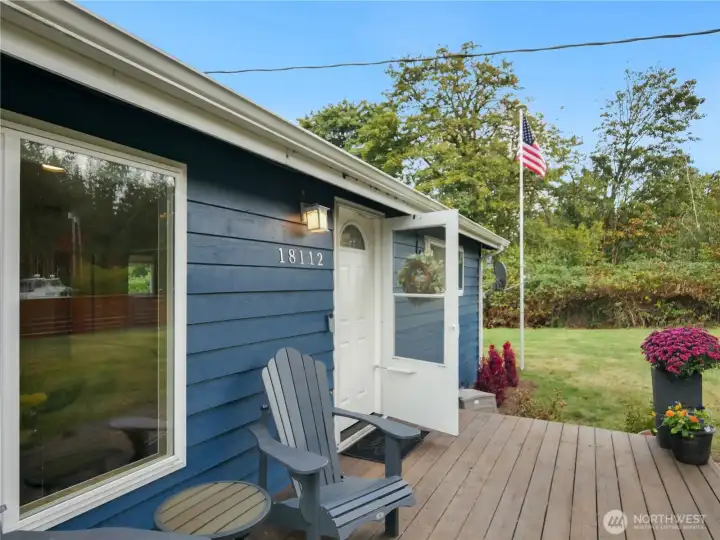 Cozy porch!