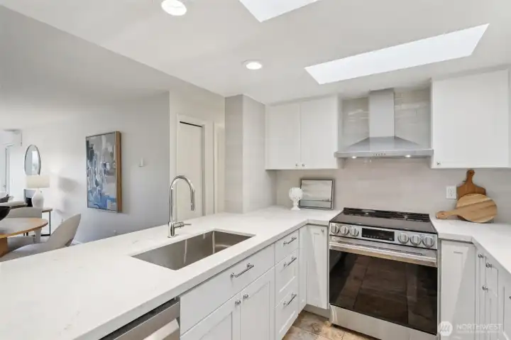 Newly updated kitchen