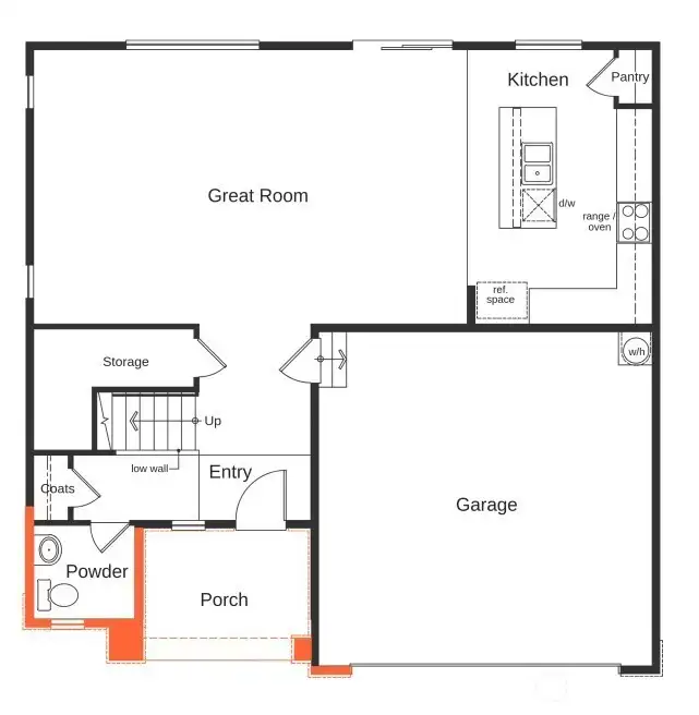 Main Floor Artist Rendering.