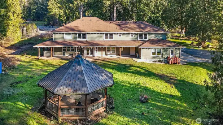 Large Gazebo out back