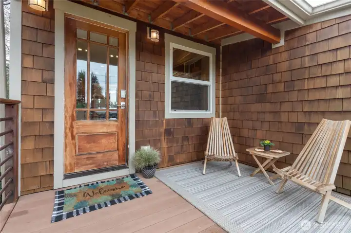 Back entance into Kitchen