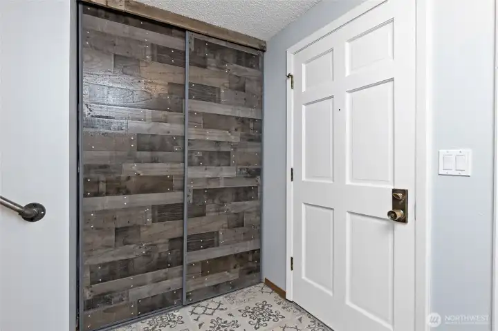 Welcoming Entry with "Secret" Bonus Storage Room