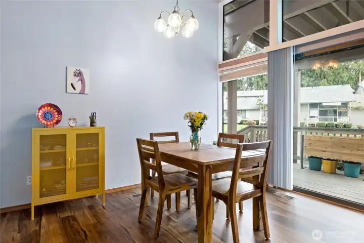 Open Concept Dining with Water Views