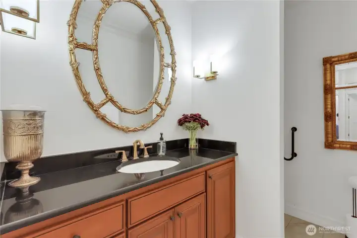 Powder room.
