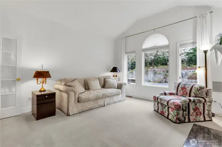 Seating area in office