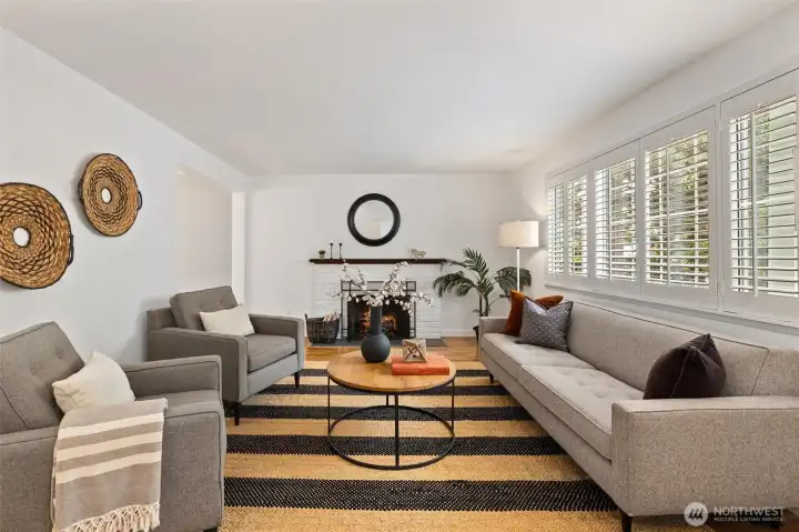 This home is flooded with natural light.