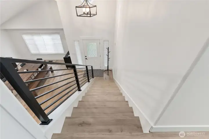 Stairs leading upstairs