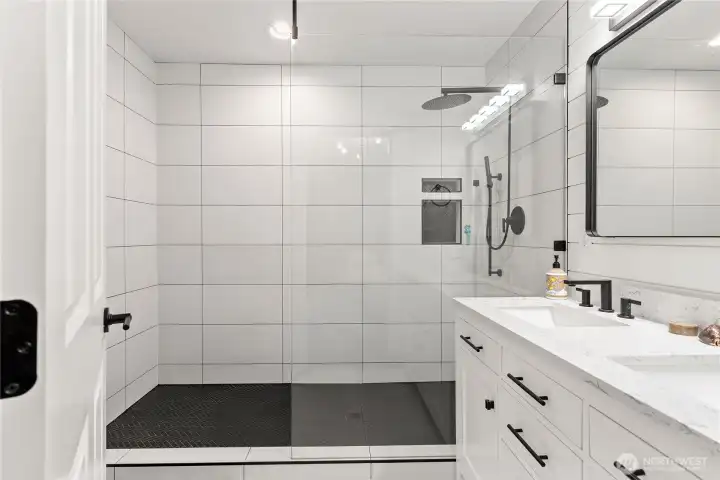 Master oversized shower