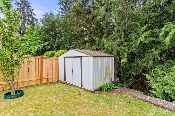 Shed that stays