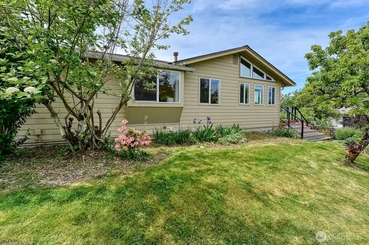 Yard and Side of Home