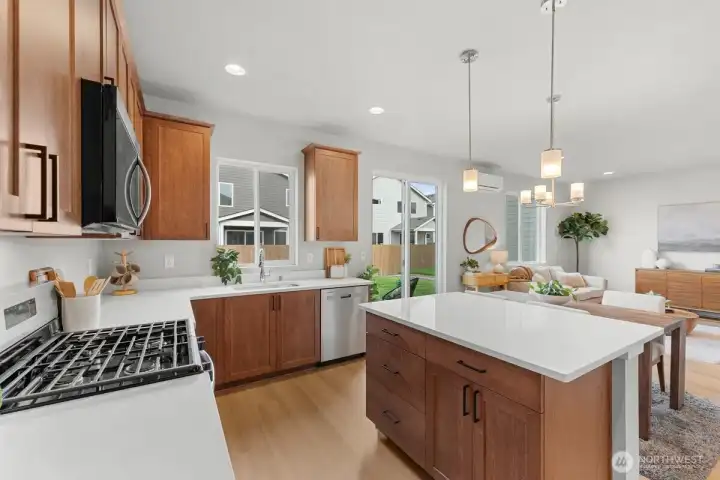 Image is a rendering. Photographs are for illustrative purposes only. Features, finishes, interior/exterior colors, landscaping and floorplan shown may vary from actual homes built