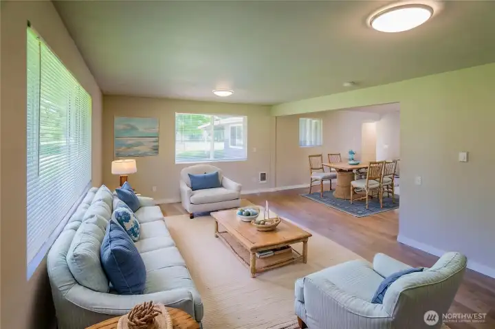 DIGITALLY STAGED LIVING AREA