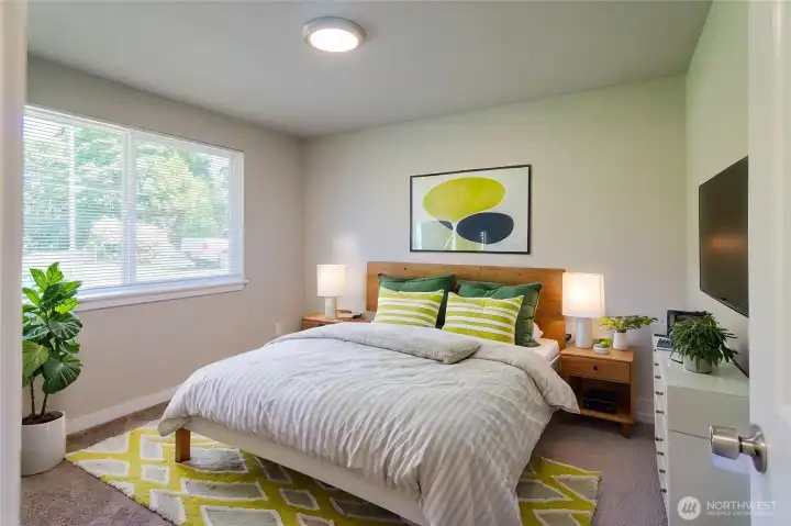 BEDROOM #3 DIGITALLY STAGED