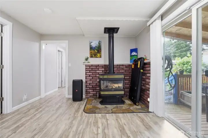 Gas fireplace