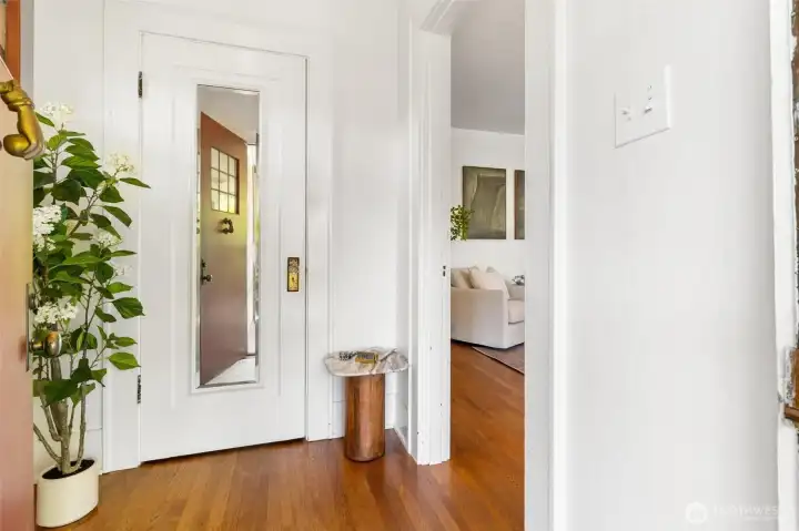 Entryway A warm welcome every time. The entry sets the tone with original character details that hint at everything this home has to offer.      A warm welcome every time. The entry sets the tone with original character details that hint at everything this home has to offer.