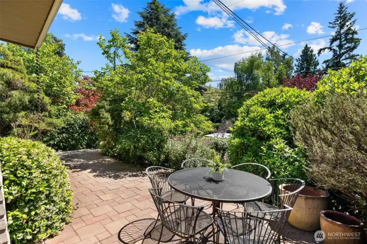 Private patio perfect for relaxing with your morning coffee or unwinding in the evening.