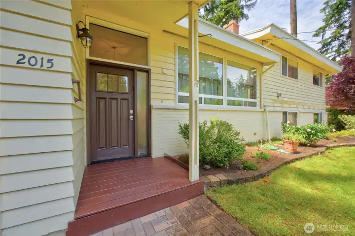 Covered porch entry Covered porch entry