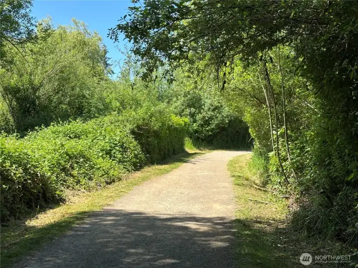 Nearby peaceful trails Nearby peaceful trails