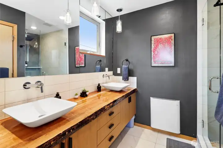 Primary bathroom Primary bathroom