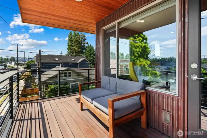 Deck off primary Deck off primary