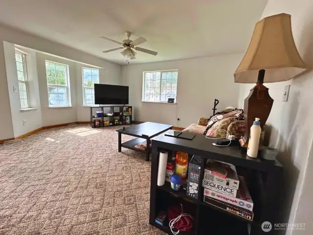 Upstairs Bonus room with balcony