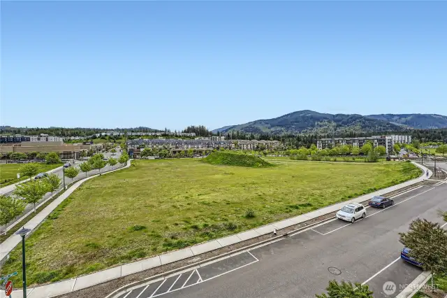 Views of Mountain and City