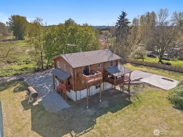 Back of home