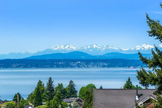 The Olympic mountain views are glorious!
