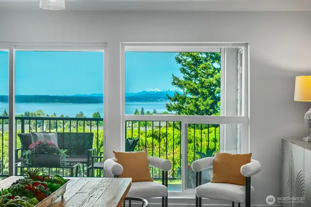 Enjoy this view while preparing dinner!
