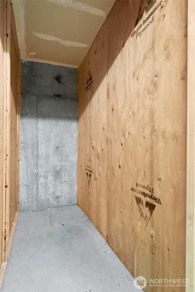 The extra storage in the basement is longer than most (over 7 feet!). The height is also over 7 feet so this will fit lots of extras, your bikes, toys, even a small kayak.